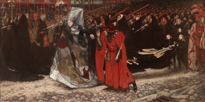 グロスター公リチャードとレディアン、1896年 作： Edwin Austin Abbey
