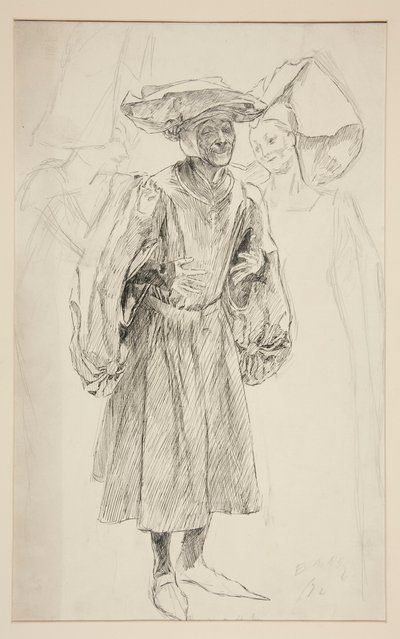 ロザリンとマリア: 作： Edwin Austin Abbey