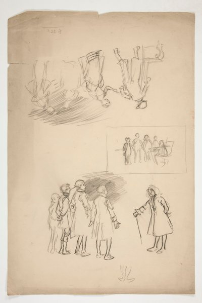 研究のシート 作： Edwin Austin Abbey