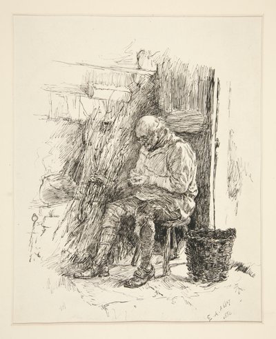 スケッチ 作： Edwin Austin Abbey