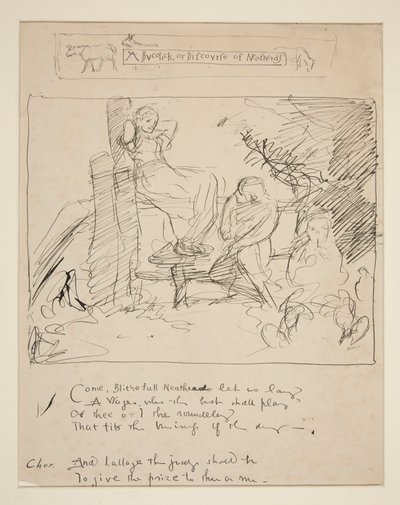 詩のスケッチ: 作： Edwin Austin Abbey