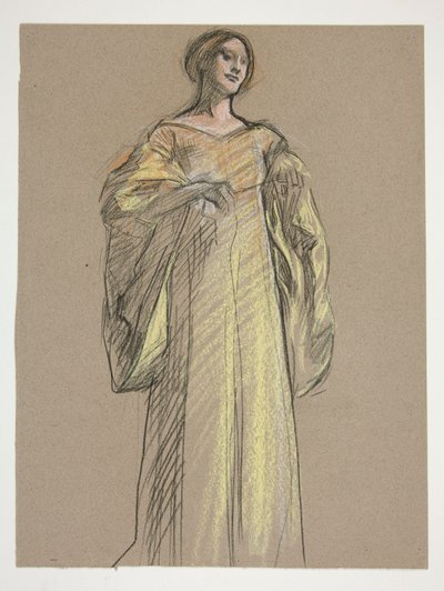フィアメッタの研究 作： Edwin Austin Abbey