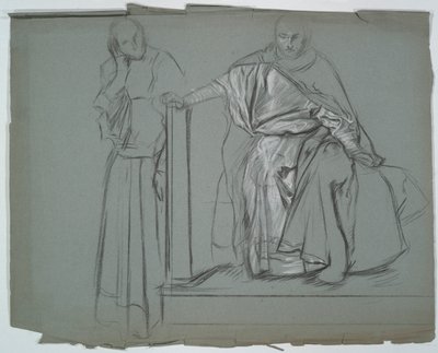 ハムレットの王と従者のための研究 作： Edwin Austin Abbey