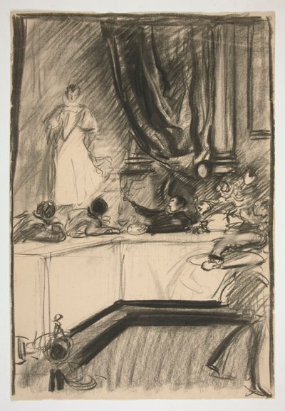 ペトルーチオとカタリーナの習作 作： Edwin Austin Abbey