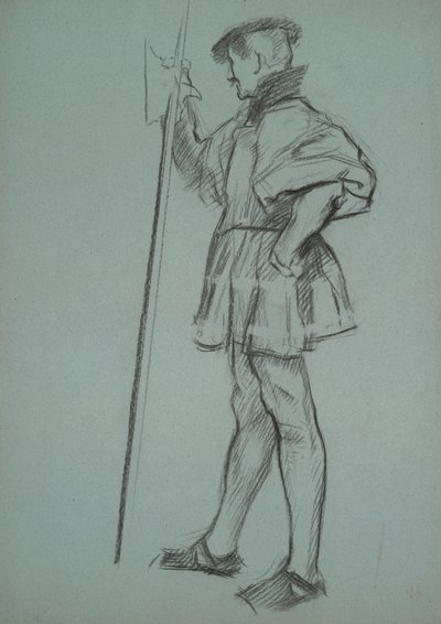 キャサリン女王の裁判のための研究 作： Edwin Austin Abbey