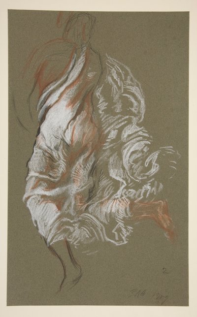 午後2時の姿の研究 作： Edwin Austin Abbey