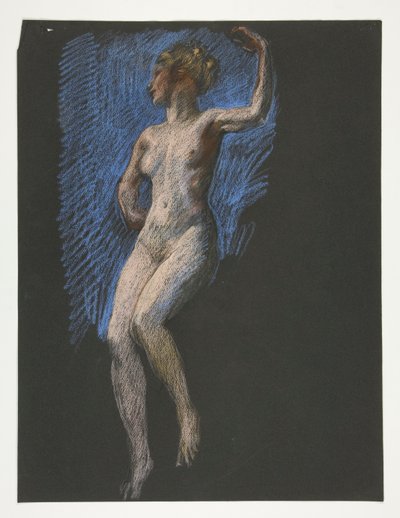 午後4時の姿を研究 作： Edwin Austin Abbey