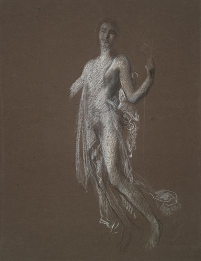 午前5時（？）の図の研究 作： Edwin Austin Abbey