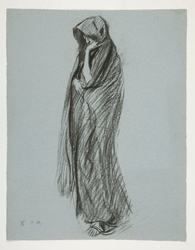 午後8時の姿の勉強 作： Edwin Austin Abbey