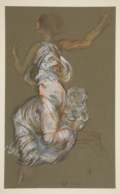 午前9時頃の勉強 作： Edwin Austin Abbey