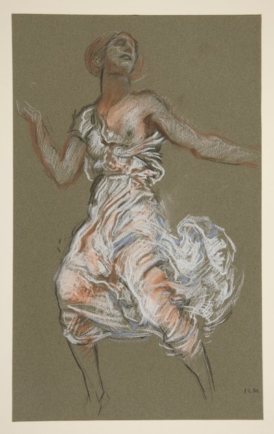 正午の12時の姿の研究 作： Edwin Austin Abbey
