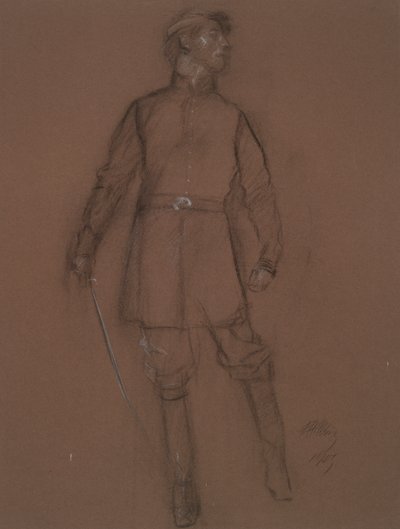 南北戦争の将軍の姿の研究、 作： Edwin Austin Abbey
