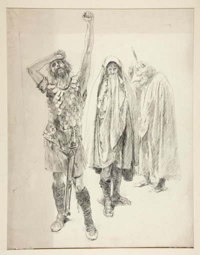 正体不明のシェイクスピア劇の研究 作： Edwin Austin Abbey