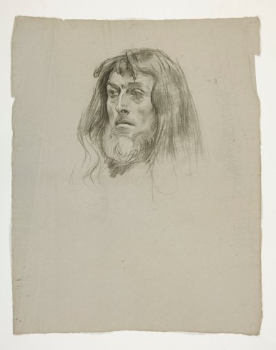 アーサー王の頭の研究 作： Edwin Austin Abbey