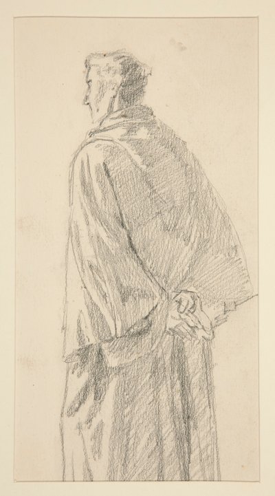 ローブを着た男の研究 作： Edwin Austin Abbey