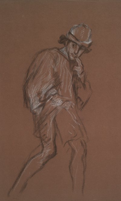 歩く男の研究 作： Edwin Austin Abbey