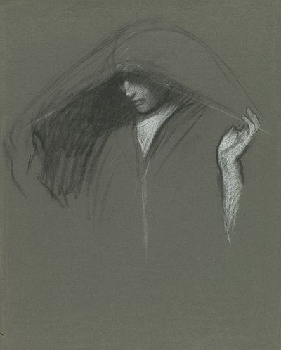 ドレープヘッドの研究 作： Edwin Austin Abbey