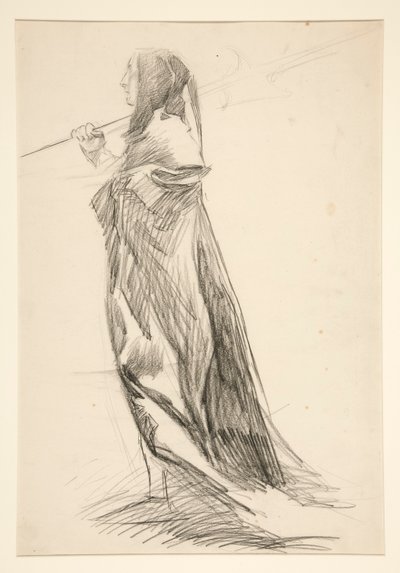 リチャード 3 世のハルバーディアの習作 作： Edwin Austin Abbey