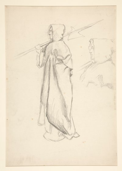リチャード 3 世のハルバーディアの習作 作： Edwin Austin Abbey