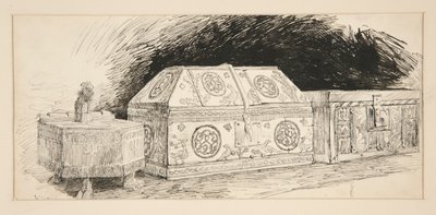 ベニスの商人より「三つの金庫」 作： Edwin Austin Abbey