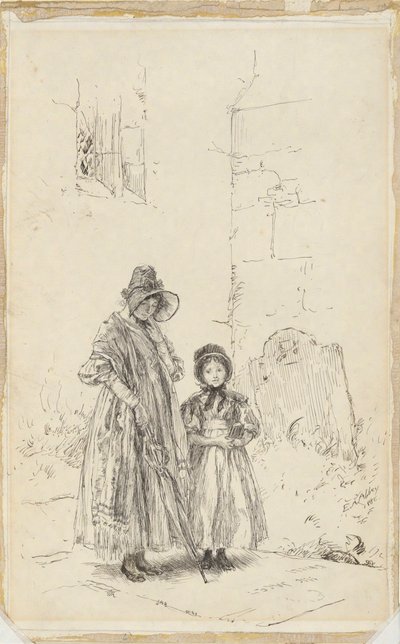 ザ・クワイエット・ライフの牧師 作： Edwin Austin Abbey
