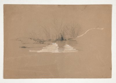 川岸の木々(?) 作： Edwin Austin Abbey