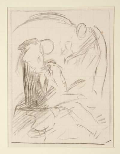 の 2 つの組成研究 作： Edwin Austin Abbey