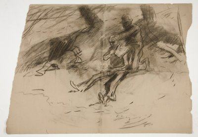 二体の人物 - (未確認イラスト) 作： Edwin Austin Abbey