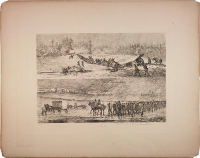 泥だらけ、1876 作： Edwin Austin Forbes