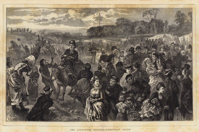 ロンドン市民の休日、ハムステッドヒース 作： Edwin Buckman