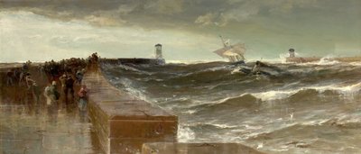 三日間の強風の後、1885 作： Edwin Ellis