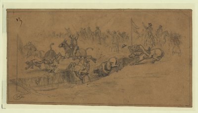軍隊の聖パトリックの日-ラバレース 作： Edwin Forbes
