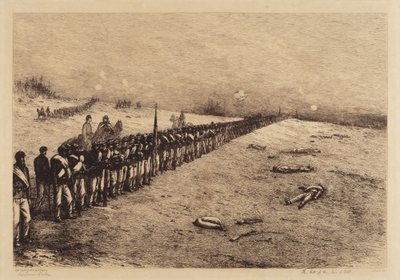 戦線の停止 作： Edwin Forbes