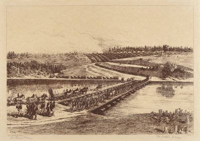 ポンツーン橋 作： Edwin Forbes