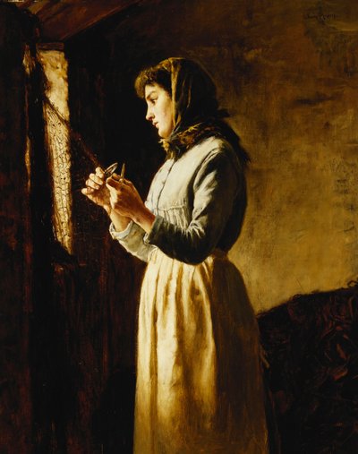 ネットの修復、 作： Edwin Harris