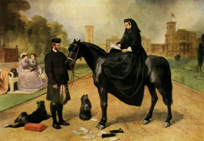 「オズボーンのヴィクトリア女王」、1865～1867年、1943年。 作： Edwin Henry Landseer