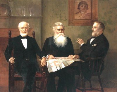 チャールズ・エドウィン・ウィルバーと2人のいとこ（油彩・キャンバス 作： Edwin Howland Blashfield