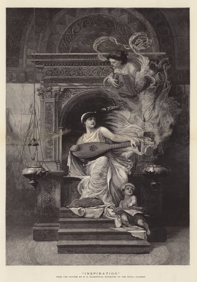 インスピレーション 作： Edwin Howland Blashfield