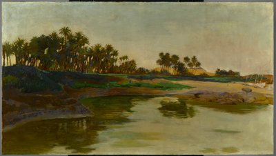エレファンティン島、エジプト、1886-91年頃 作： Edwin Howland Blashfield