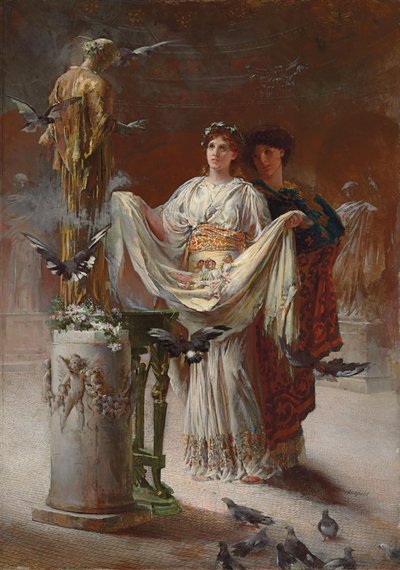 人形 作： Edwin Howland Blashfield