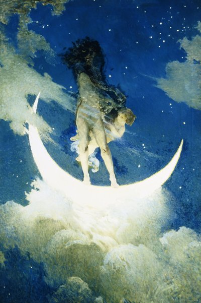 月と星 作： Edwin Howland Blashfield