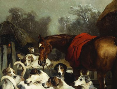 天候が崩れるまで狩りはしない 作： Edwin Landseer