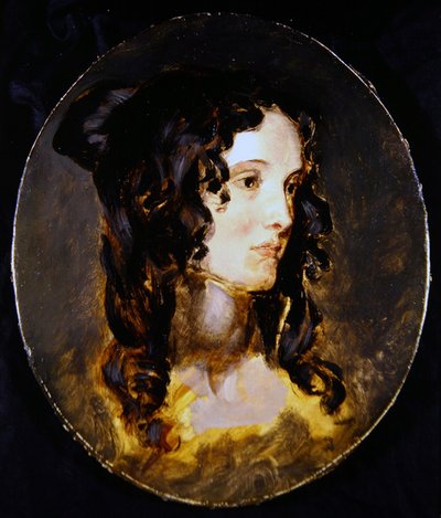 貴婦人の肖像習作（油彩・キャンバス） 作： Edwin Landseer