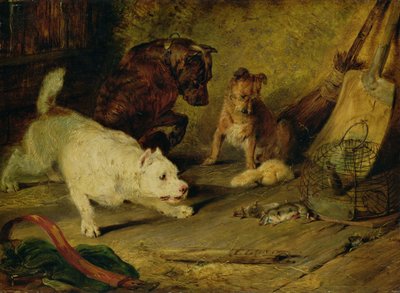 ネズミ捕り 作： Edwin Landseer