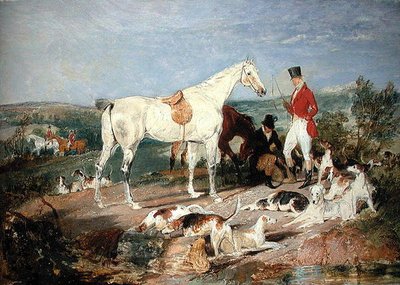猟師と猟犬」の研究 作： Edwin Landseer