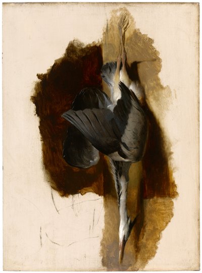 死んだサギの研究、1832-33年 作： Edwin Landseer