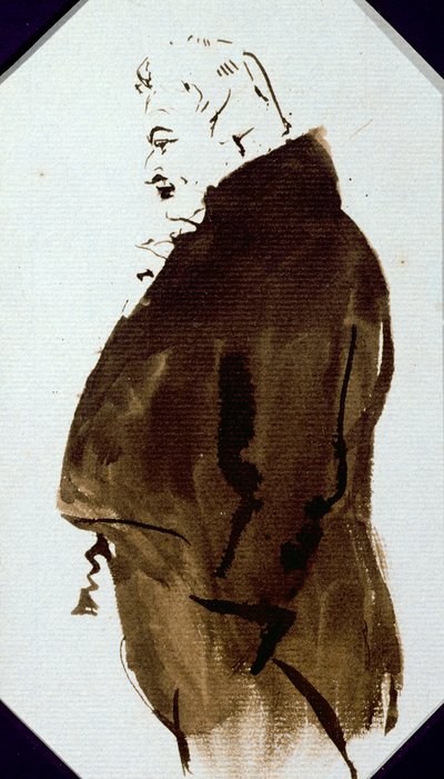 シドニー・スミス（1771-1845）c.1821（紙に鉛筆とトイレ） 作： Edwin Landseer