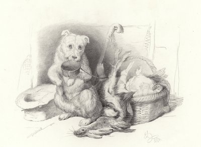 乞食 作： Edwin Landseer