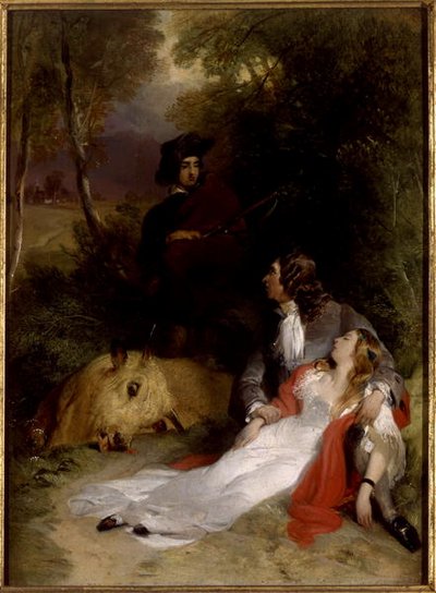 ランメルモールの花嫁」1830年頃（パネルに油彩） 作： Edwin Landseer
