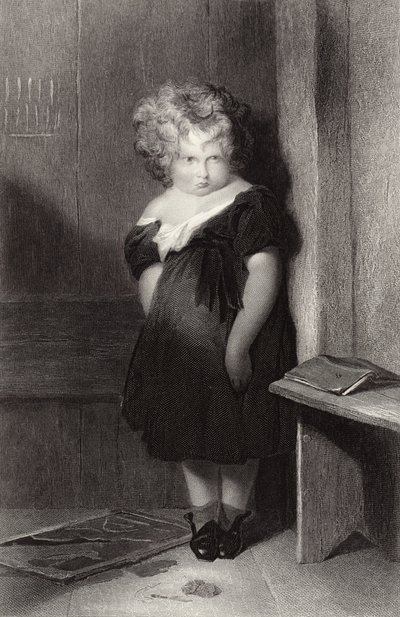 いたずらな少年 作： Edwin Landseer